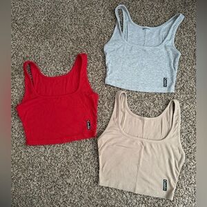 comfrt clothing ribbed crop tops